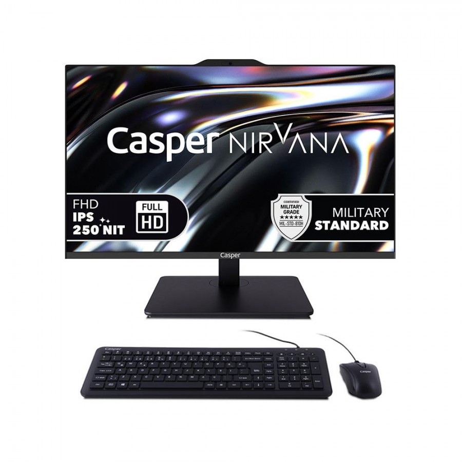 CASPER Nirvana AIO A800 İ3 1315U 3.3GHZ 8GB 250GB SSD INTEL UHD WIN11 23.8''