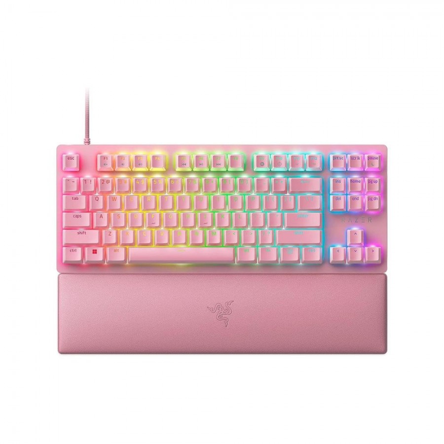 RAZER HUNTSMAN V2 TENKEYLESS RED SWITCH US LAYOUT GAMING KLAVYE-KUVARS