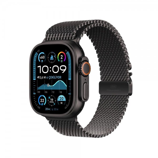 Apple Watch Ultra 2 GPS + Cellular 49mm Siyah Titanyum Kasa Siyah Tita&hellip;