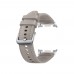 Samsung Galaxy Watch 8 Hibrit Deri Kordon S/M/L - Kum Rengi