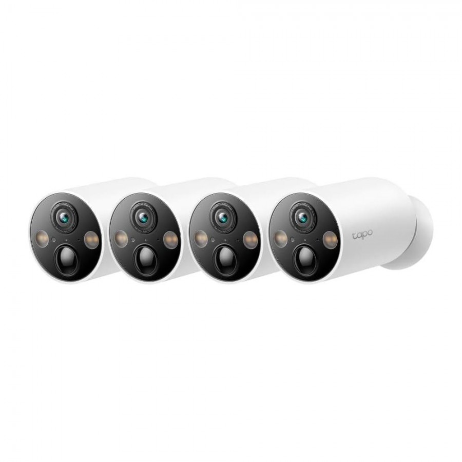TP-LINK TAPO C425 BATARYALI DIŞ MEKAN KABLOSUZ IP KAMERA 2K (4'LÜ)