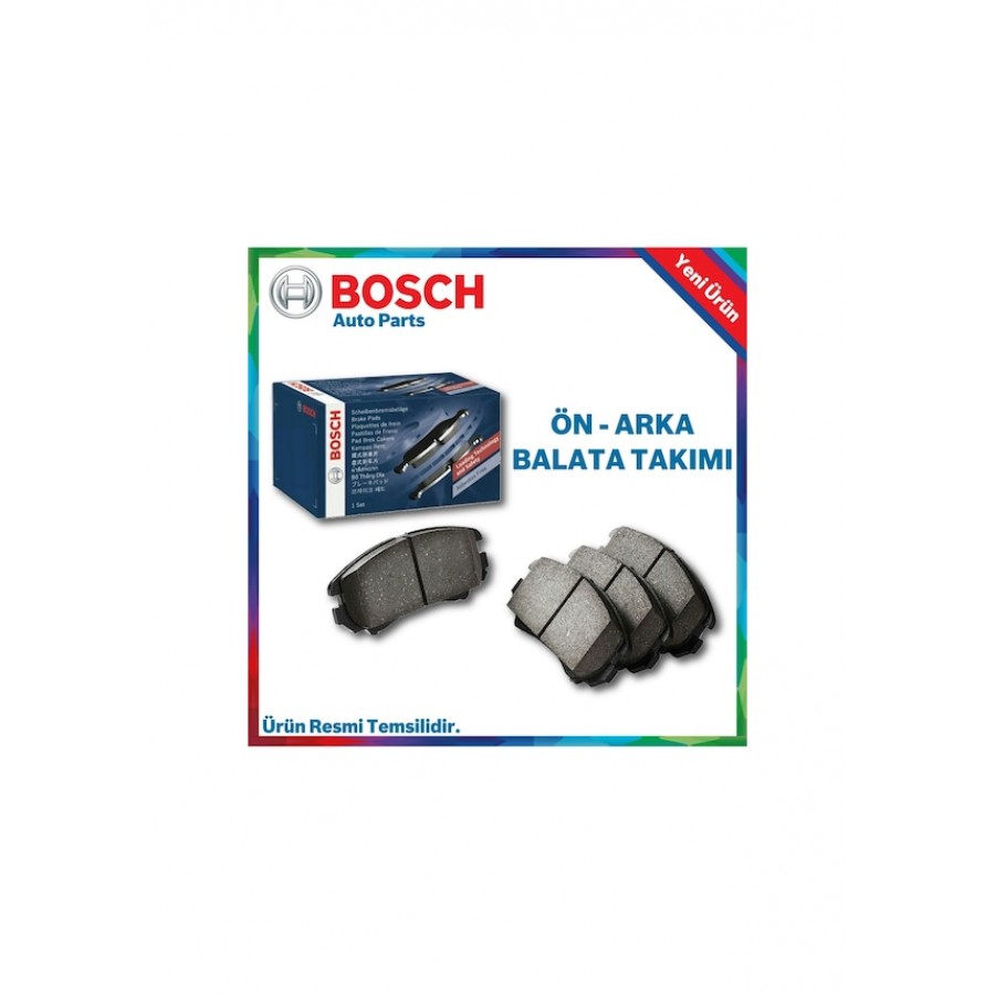 Renault Megane 2 Bosch Ön Arka Fren Balata Takımı 2003-2010