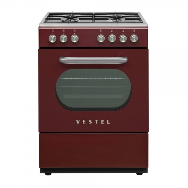 Vestel Retro SF 84011 DG Bordo 4 Gözü Gazlı A Enerji Sınıfı Solo&hellip;