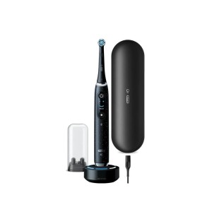 Oral-B İO10 Şarjlı Diş Fırçası K.Siyah + Seyahat Kabı + Timer + Manyetik Şarj